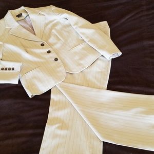 East 5th 2-piece beige pant suit, gently used